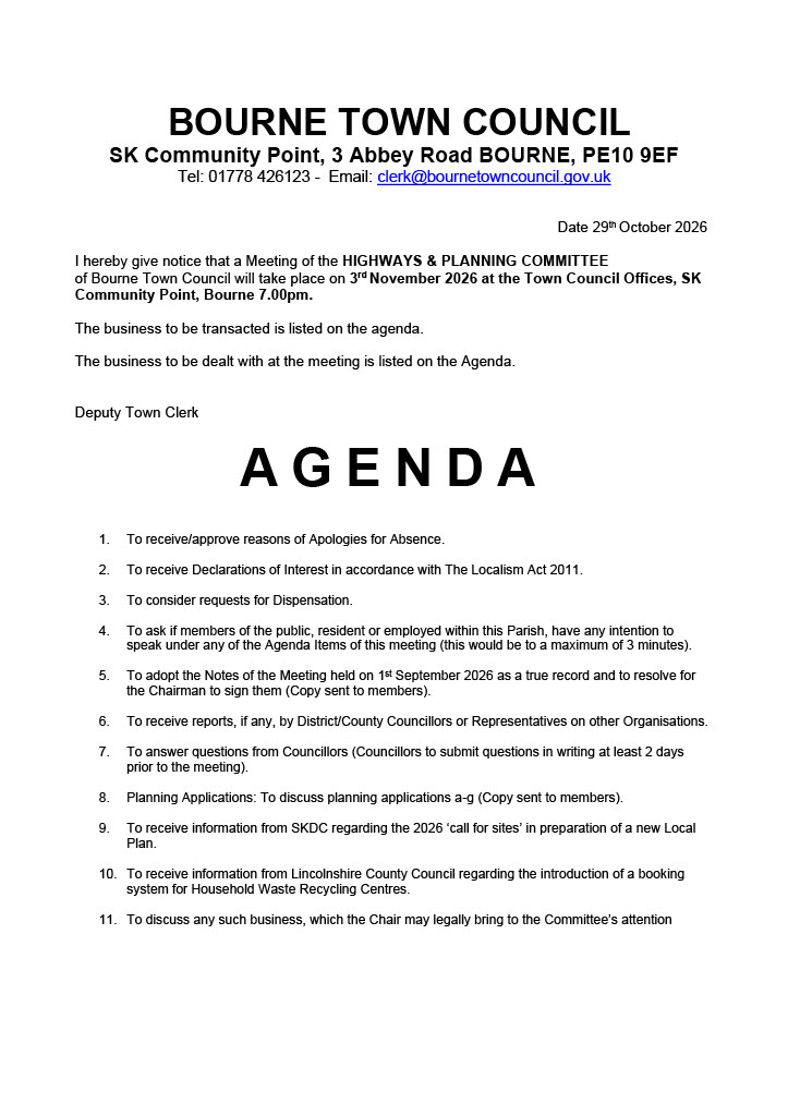 Agenda