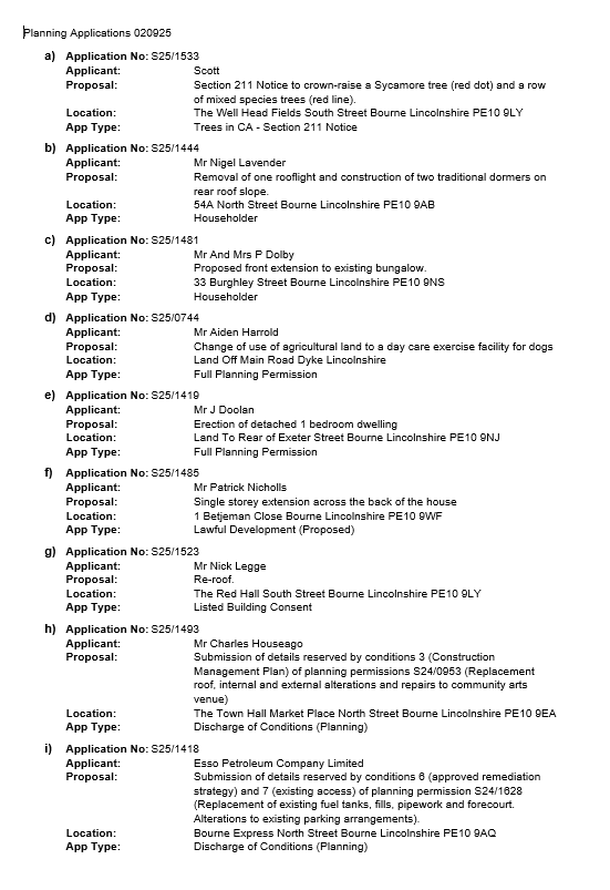 Please see Notice and Agenda for the Highways & Planning Meeting 7pm 02 September 2025