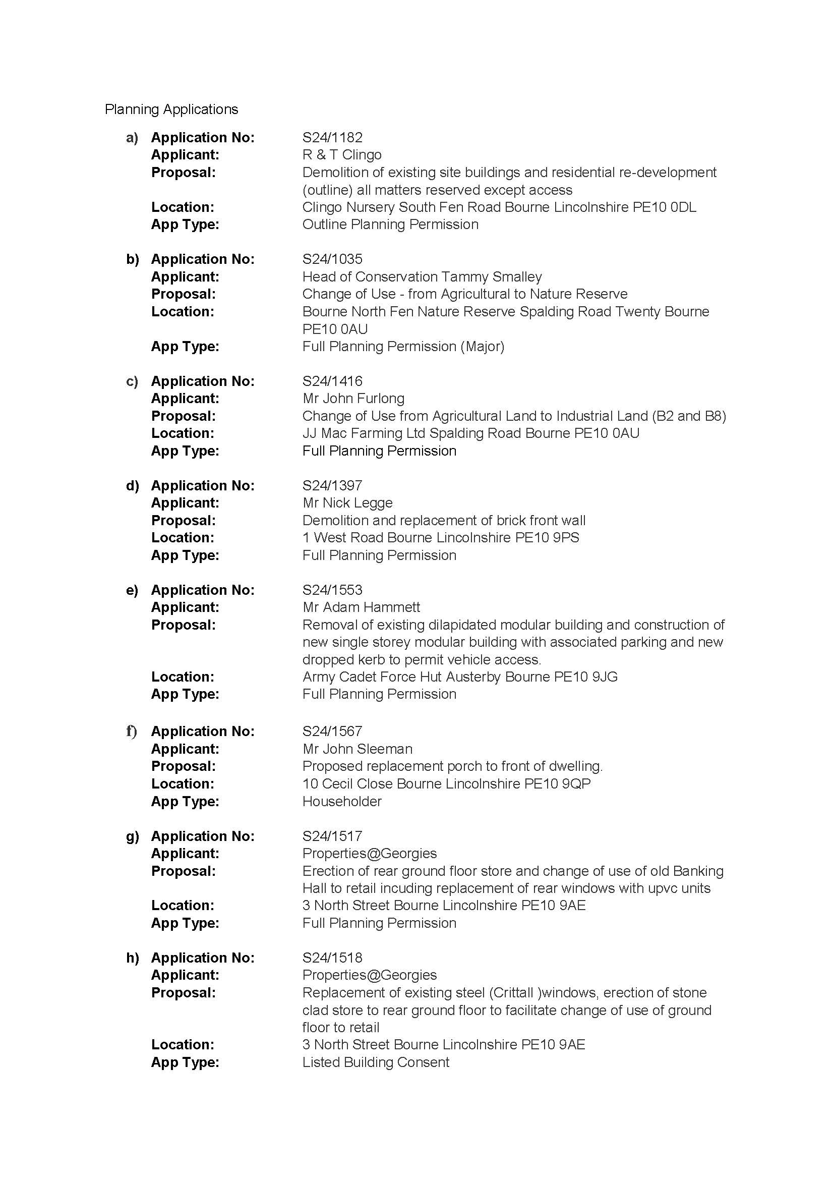 Proposed planning applications 29102024 page 1